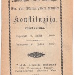 Mārtiņa Lutera draudzes konstitūcija, izdota 1907. gadā